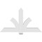 Ekena Millwork Redmond Architectural Grade PVC Gable Bracket, 60"W x 35"H x 4"D x 6"F, 14/12 Pitch GBP060X35X0406RED00 - alternate 3